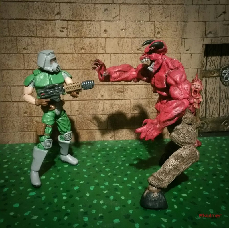 Illustration for article titled Hey, It's An Army Of Custom Doom Figures